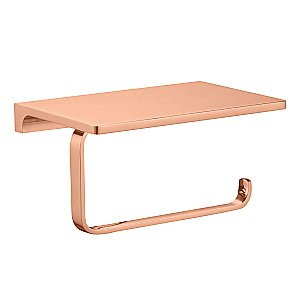 Держатель туалетной бумаги Rav Slezak Nil NLA0403ZRL розовый золотистый купить в интернет-магазине сантехники Sanbest