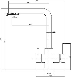 Смеситель для кухни Veragio Milano 30636 черный матовый купить в интернет-магазине сантехники Sanbest