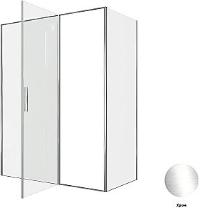 Душевой уголок Allen Brau Priority 100x90 3.31028.00 + 3.31043.00 прозрачный/хром купить в интернет-магазине Sanbest