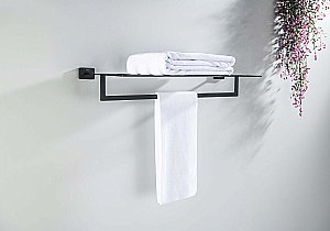 Полка Aquatek Либра AQ4315MB 65 черный матовый купить в интернет-магазине сантехники Sanbest