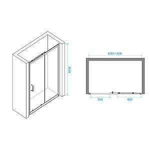 Душевая система RGW Shower Panels SP-6143-01 50140801-01 хром купить в интернет-магазине сантехники Sanbest