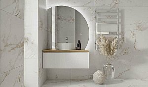 Зеркало Jorno Solis 106 Sol.02.106/W/JR в ванную от интернет-магазине сантехники Sanbest