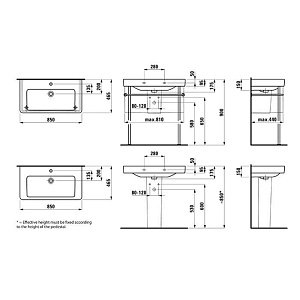 Раковина Laufen Pro S 8.1396.5.000.104.1 купить в интернет-магазине Sanbest