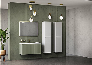 Пенал Allen Brau Gravity 40 1.370020.WM белый матовый для ванной в интернет-магазине сантехники Sanbest