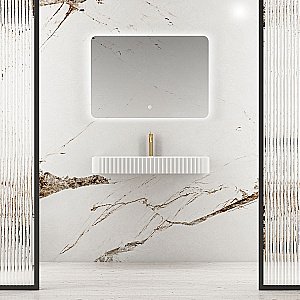 Раковина подвесная Vincea 75 VWB-6SG75MW белая матовая купить в интернет-магазине Sanbest