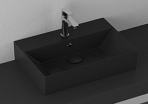 Раковина ISVEA SistemaZ Frame 60 10SF50060SV-2N черный матовый купить в интернет-магазине Sanbest