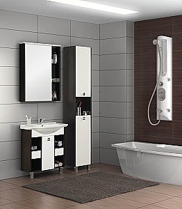 Тумба с раковиной Акватон Крит 65 МН венге для ванной в интернет-магазине Sanbest