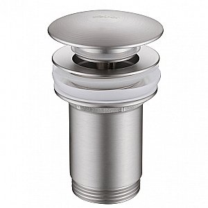 Донный клапан ABBER AF0010SP сатин купить в интернет-магазине сантехники Sanbest