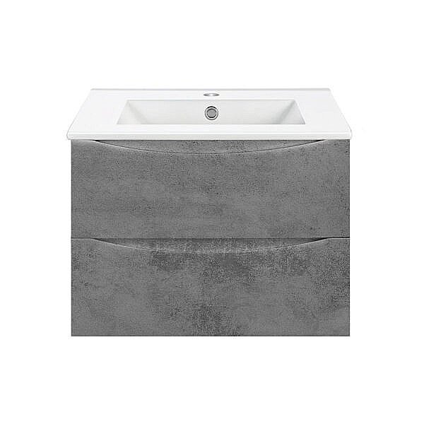 Тумба с раковиной Vincea Mia 700 Beton для ванной в интернет-магазине Sanbest