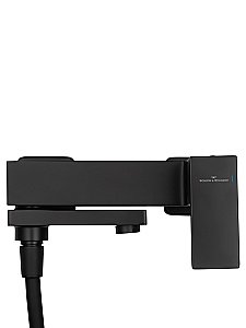 Смеситель для ванны с душем WONZON & WOGHAND CUBE, Черный матовый (WW-88639016-MB) купить в интернет-магазине сантехники Sanbest