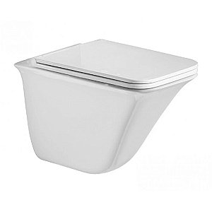 Унитаз подвесной WeltWasser MARBERG 507 + ROTBACH 004 GLWT + MAR 507 RD белый глянцевый, безободковый, с крышкой микролифт, с инсталляцией и кнопкой хром купить в интернет-магазине Sanbest