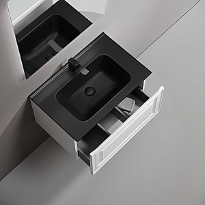 Тумба с раковиной Sancos Very 70 VR70W белая матовая для ванной в интернет-магазине Sanbest