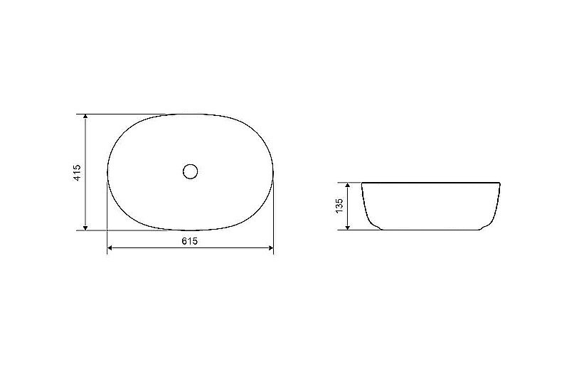 Раковина Excellent Jima 61,5 CEAC.2001.615.WH белая купить в интернет-магазине Sanbest
