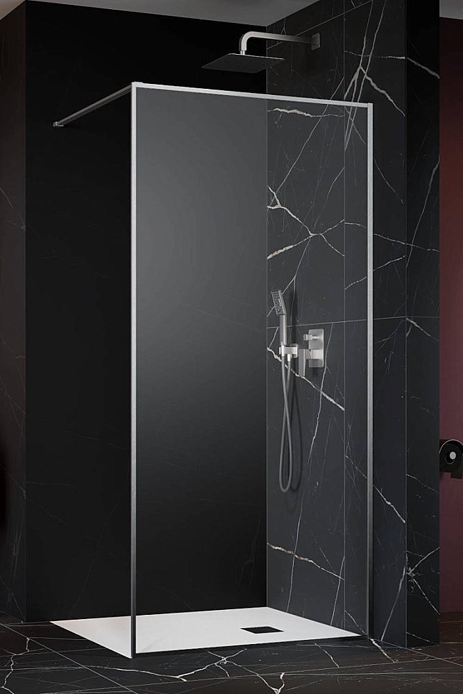 Душевое ограждение Radaway Modo F Brushed Nickel II 85 10409085-91-01 стекло прозрачное/профиль брашированный никель купить в интернет-магазине Sanbest