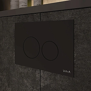 Кнопка для инсталляции VitrA Origin 740-2411 матовая черная купить в интернет-магазине сантехники Sanbest