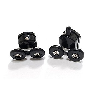 Душевой уголок ABBER Schwarzer Diamant AG30130BH-S100B-S100B 130х100 стекло прозрачное/профиль черный купить в интернет-магазине Sanbest