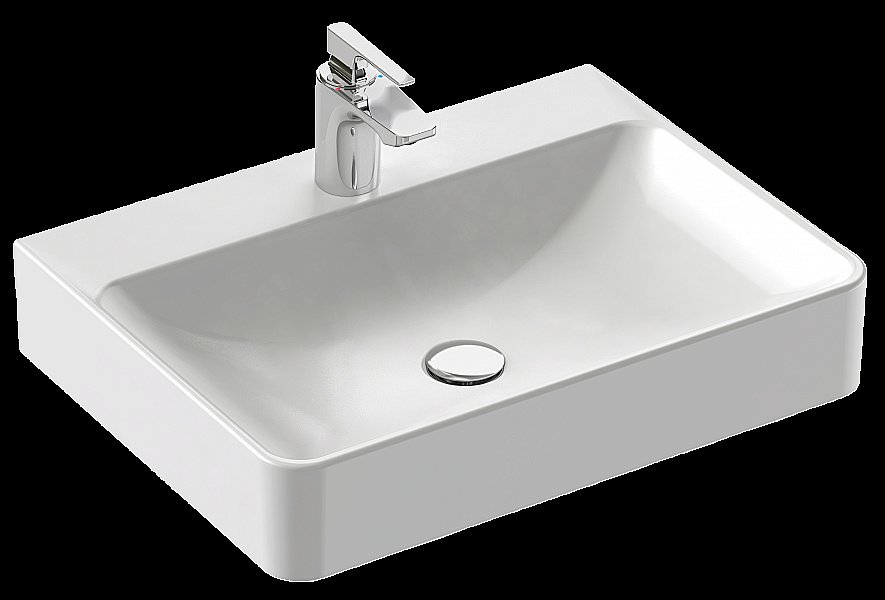 Раковина Jacob Delafon VOX 60 EVD112-00 белая купить в интернет-магазине Sanbest