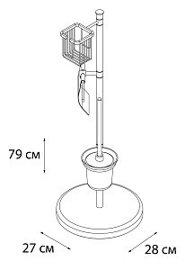 Стойка для ванной FIXSEN FX-433 купить в интернет-магазине сантехники Sanbest