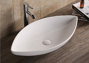 Раковина накладная CeruttiSpa 70 CR7093A белая купить в интернет-магазине Sanbest