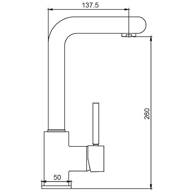 Смеситель для кухни Kaiser Vico 30033 купить в интернет-магазине сантехники Sanbest