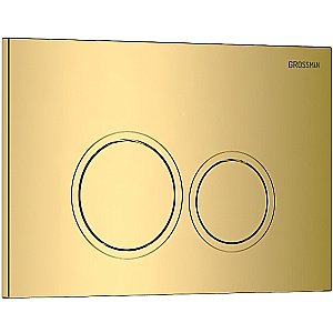 Кнопка для инсталляций Grossman Pragma 700.K31.03.300.300RUS золото купить в интернет-магазине сантехники Sanbest