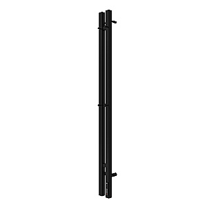 Полотенцесушитель электрический TERMINUS DUO проф 1200 4670078574138 черный матовый купить в интернет-магазине сантехники Sanbest