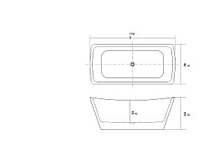 Ванна Aquatek Верса 170x78 AQ-4777 белая купить в интернет-магазине Sanbest