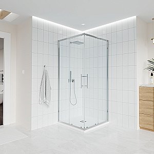 Душевой уголок Veconi Evo E3-CH-11090-01-C9 110х90 стекло прозрачное/профиль хром купить в интернет-магазине Sanbest