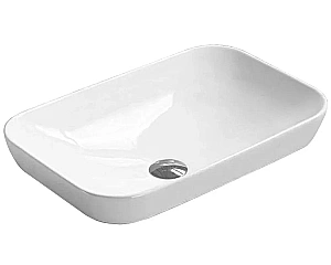 Раковина накладная CeramaLux N 51,5 E408D белая купить в интернет-магазине Sanbest