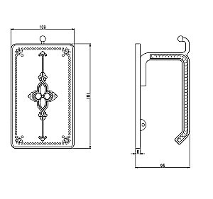 Держатель для туалетной бумаги Bronze de Luxe Royal R25017 бронза купить в интернет-магазине сантехники Sanbest