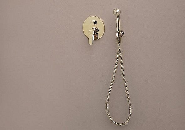 Смеситель для душа Aquanet Classic ARF5042-K(T) золото купить в интернет-магазине сантехники Sanbest