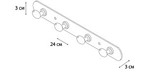 Крючок FIXSEN EQUIPMENT FX-1414 купить в интернет-магазине сантехники Sanbest