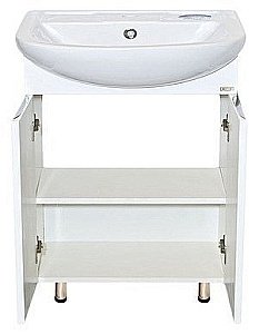 Тумба с раковиной напольная Misty Лаванда 70 белая для ванной в интернет-магазине Sanbest