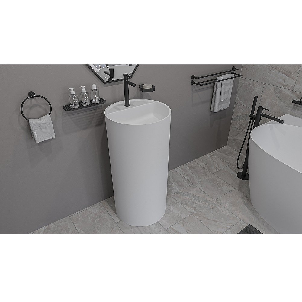 Раковина напольная WhiteCross PANTHEON 43 0708.043043.200 белая матовая купить в интернет-магазине Sanbest