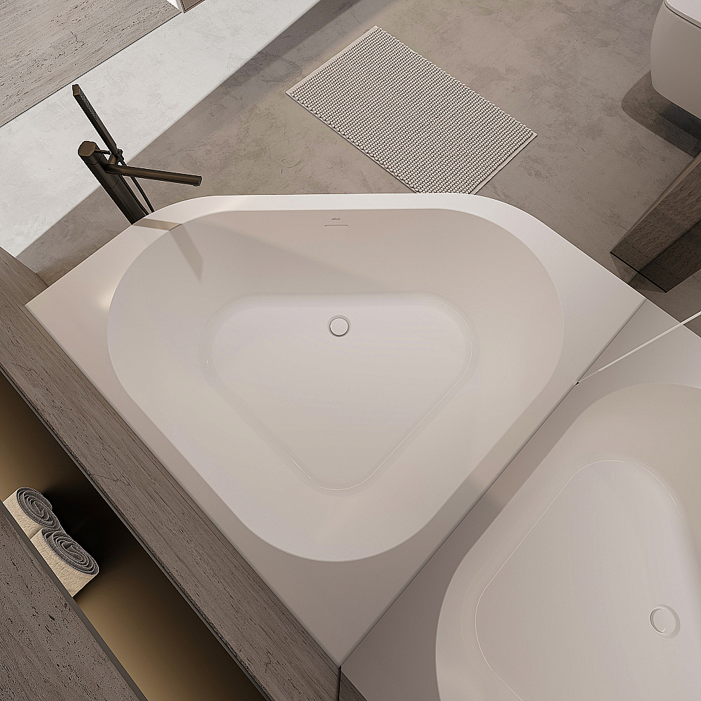 Ванна Abber 150х150 AB9507-1.5 белая купить в интернет-магазине Sanbest