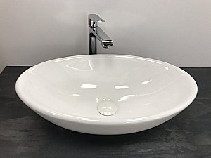 Раковина накладная Ceramalux N 52 9021 белая купить в интернет-магазине Sanbest