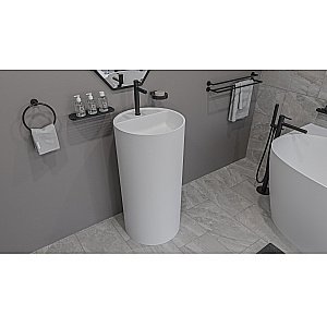 Раковина напольная WhiteCross PANTHEON 43 0708.043043.200 белая матовая купить в интернет-магазине Sanbest