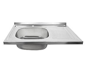 Мойка кухонная Kaiser KSS-8060 хром купить в интернет-магазине сантехники Sanbest