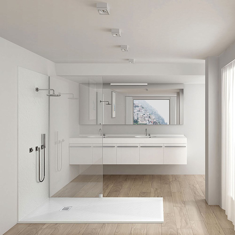 Душевой поддон Vincea VST-4SR1010W 100х100 белый матовый купить в интернет-магазине Sanbest