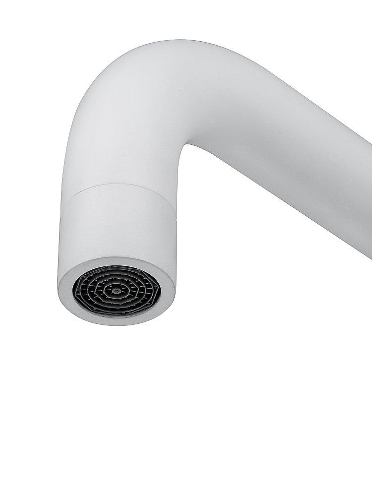 Смеситель для кухни WONZON & WOGHAND, Белый матовый (WW-L1006-MW) купить в интернет-магазине сантехники Sanbest