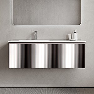 Тумба с раковиной Sancos Snob R 1.0 SNR1.0120LSM/SNR1.0120RSM Doha Soft для ванной в интернет-магазине Sanbest