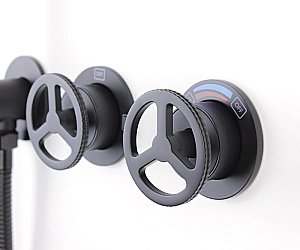 Душевая система Bronze de Luxe LIBERTY 5011B-P черный матовый купить в интернет-магазине сантехники Sanbest