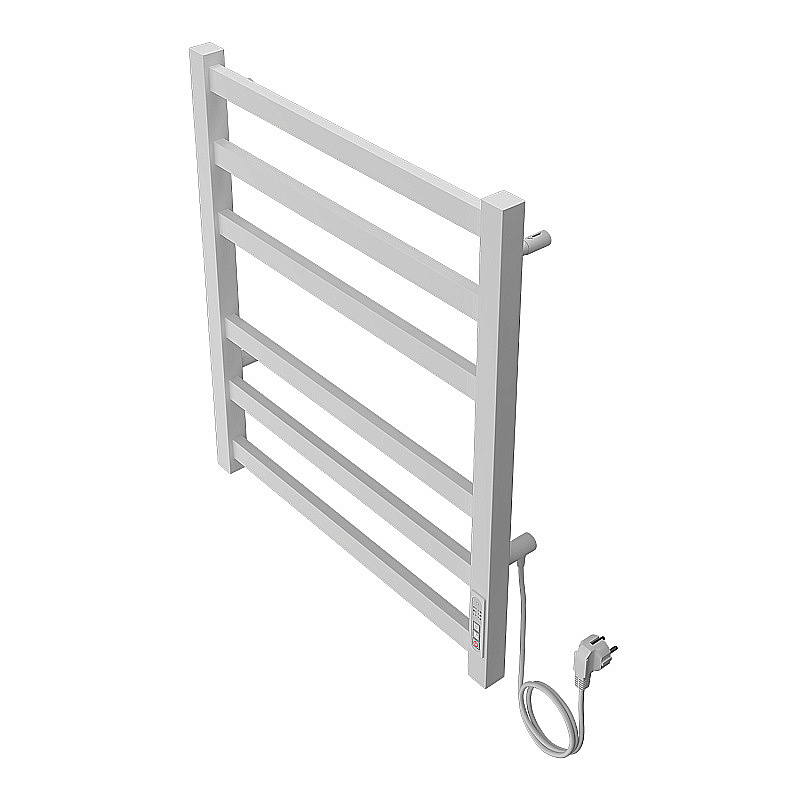 Полотенцесушитель электрический Azario PALERMO П6 500х600 AZ83856W белый купить в интернет-магазине сантехники Sanbest