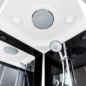 Душевая кабина Deto Серия B B09S BLACK 90x90 купить в интернет-магазине Sanbest