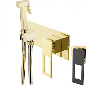 Гигиенический душ Boheme Q 147-GB золото/черный купить в интернет-магазине сантехники Sanbest