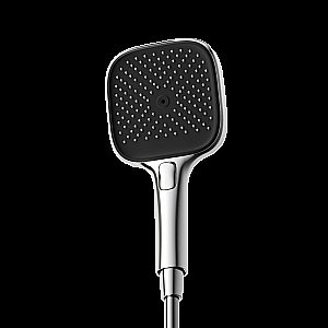 Душевая лейка Sancos Nok square SC6002CH-B хром/черный матовый купить в интернет-магазине сантехники Sanbest