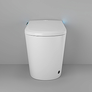 Унитаз приставной Grossman Smart GR-PR-5702 белый глянцевый, с крышкой микролифт купить в интернет-магазине Sanbest
