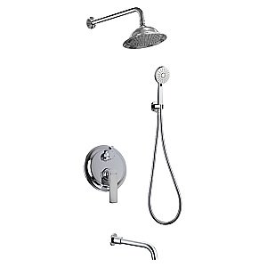 Душевая система Bronze de Luxe Pure A800/9143-3 хром купить в интернет-магазине сантехники Sanbest