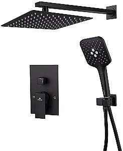 Душевая система Kaiser Sonat 34877-9 черная матовая купить в интернет-магазине сантехники Sanbest