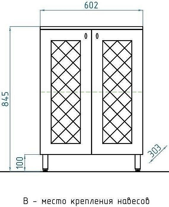 Комод напольный Style Line Канна 60 для ванной в интернет-магазине сантехники Sanbest